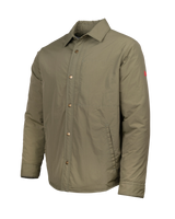 The Florence Marine X Mens Wind Pro Utility Overshirt Jacket in Burnt Olive
