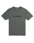 The Florence Marine X Mens Florence T-Shirt in Dark Sage