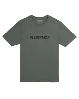 The Florence Marine X Mens Florence T-Shirt in Dark Sage