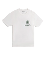 The Florence Marine X Mens Leaf T-Shirt in White