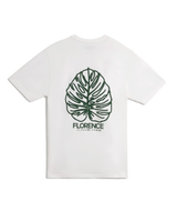 The Florence Marine X Mens Leaf T-Shirt in White