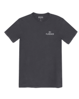 The Florence Marine X Mens Crew T-Shirt in Charcoal
