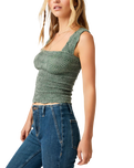 Love Letter Cami Top in Evergreen