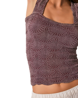 Love Letter Cami Top in Precious Wine