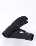 Flashbomb 5mm 3 Finger Gloves in Black