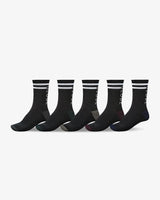 The Globe Mens Carter Crew Socks (5 Pack) in Assorted