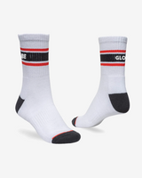 The Globe Mens Triple Stripe Crew Socks (5 Pack) in Assorted