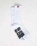 Woven Logo Hi Crew Socks (5 Pack) in Assorted