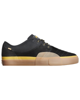 The Globe Mens Mahalo Plus Shoes in Black & Mustard