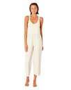 The Rip Curl Womens Summer Palm Jumpsuit in Off White