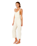 The Rip Curl Womens Summer Palm Jumpsuit in Off White