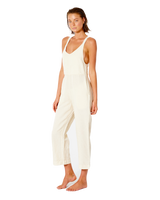 The Rip Curl Womens Summer Palm Jumpsuit in Off White