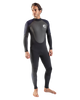 The Gul Mens G-Force 3/2mm Back Zip Wetsuit in Black & Navy