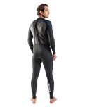 The Gul Mens G-Force 3/2mm Back Zip Wetsuit in Black & Navy