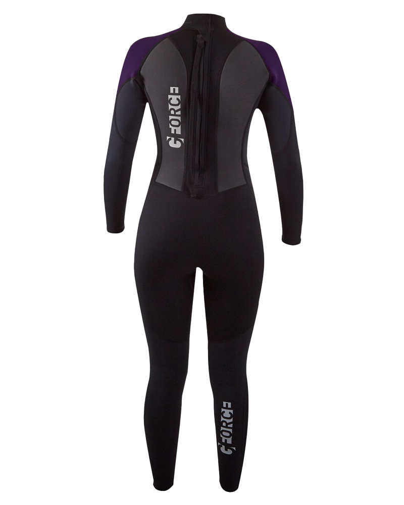 The Gul Womens Womens G-Force 3/2mm Back Zip Wetsuit in Black | Anns ...