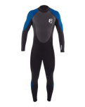 The Gul Boys G-Force 3/2mm Back Zip Wetsuit in Black & Zafir