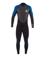 The Gul Boys G-Force 3/2mm Back Zip Wetsuit in Black & Zafir