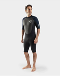 G-Force 3/2mm Shorty Back Zip Wetsuit in Black