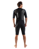 The Gul Mens G-Force 3/2mm Shorty Back Zip Wetsuit in Black & Navy