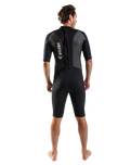 The Gul Mens G-Force 3/2mm Shorty Back Zip Wetsuit in Black & Navy