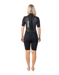 The Gul Womens Womens G-Force 3/2mm Shorty Back Zip Wetsuit in Black