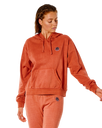 The Rip Curl Womens Surfers Hoodie in Rhubarb