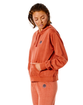 The Rip Curl Womens Surfers Hoodie in Rhubarb