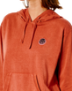 The Rip Curl Womens Surfers Hoodie in Rhubarb