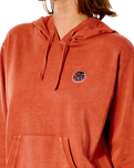 The Rip Curl Womens Surfers Hoodie in Rhubarb