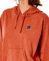 The Rip Curl Womens Surfers Hoodie in Rhubarb