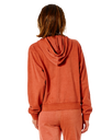 The Rip Curl Womens Surfers Hoodie in Rhubarb