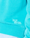 The Rip Curl Womens Summer Breeze Hoodie in Baltic Teal