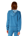 The Rip Curl Womens Wave Shapers Hoodie in Dark Teal