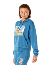 The Rip Curl Womens Wave Shapers Hoodie in Dark Teal