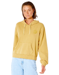 The Rip Curl Womens Icons Of Surf Hoodie in Gold