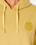 The Rip Curl Womens Icons Of Surf Hoodie in Gold