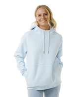 The Rip Curl Womens Premium Surf Hoodie in Light Blue