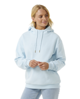 The Rip Curl Womens Premium Surf Hoodie in Light Blue