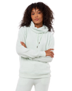 The Rip Curl Womens Cosy II Roll Neck Sweatshirt in Mint Marble