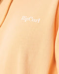 The Rip Curl Womens Re Entry Hoodie in Light Peach