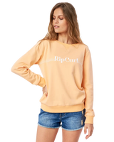 The Rip Curl Womens Womens Re-Entry Sweatshirt in Light Peach