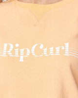 The Rip Curl Womens Womens Re-Entry Sweatshirt in Light Peach