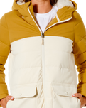 The Rip Curl Womens Anti Series Ridge Jacket in Tan