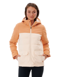 The Rip Curl Womens Anti Series Ridge II Jacket in Clay