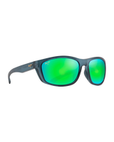 The Maui Jim Nuu Landing Polarised Sunglasses in Matte Teal & Maui Green