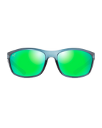 The Maui Jim Nuu Landing Polarised Sunglasses in Matte Teal & Maui Green