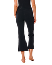 The Rip Curl Womens Premium Rib Cropped Trousers in Black