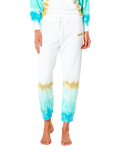 The Rip Curl Womens Sun Drenched Joggers in Turquoise