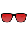 Greyson 2.0 Polarised Sunglasses in Black Rubber & Red Mirror