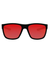 Greyson 2.0 Polarised Sunglasses in Black Rubber & Red Mirror